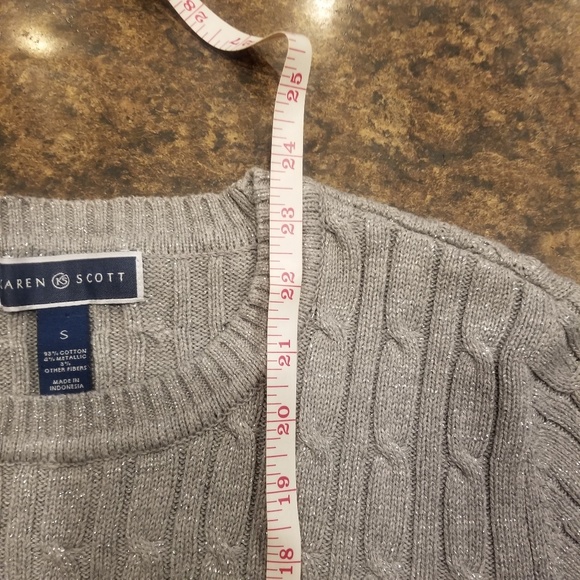 Sparkley Gray Sweater - Picture 4 of 5